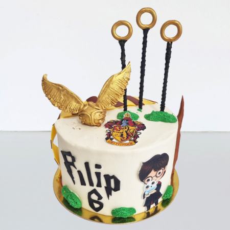 Torturi in frosting- crema pentru baieti - Tort in frosting Harry Potter Filip