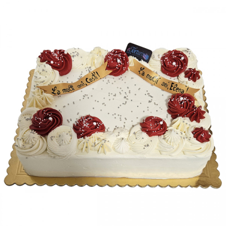 Torturi in frosting- crema - Tort cu multe aveline