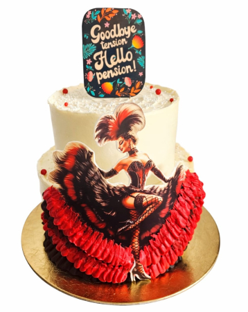 Torturi pentru pasiuni - Tort in frosting Cabaret