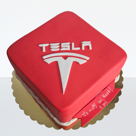 Torturi Firme / Corporate / Business - Tort Tesla pe rosu