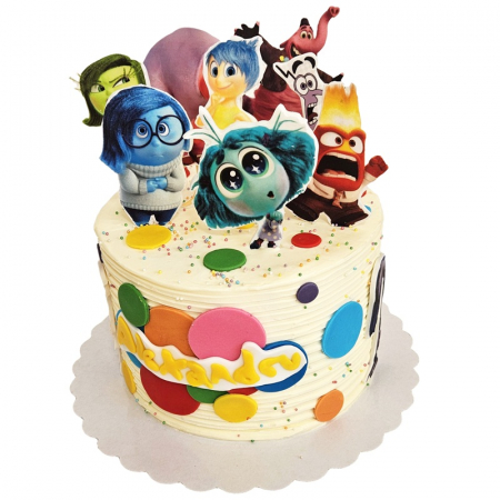 Torturi in frosting- crema pentru baieti - Tort in frosting Intors pe dos