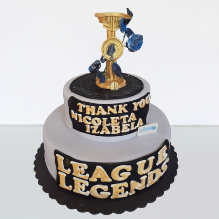 Torturi pentru adulti - Tort League of Legends cu etaj