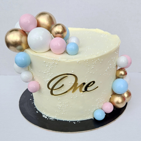 Torturi in frosting- crema pentru baieti - Tortulet in frosting One