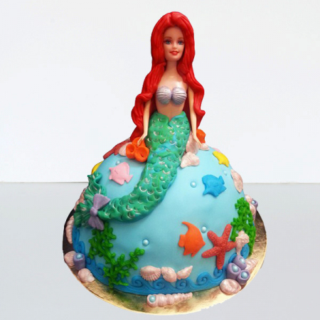 Torturi copii - Tort Mica sirena pe insula