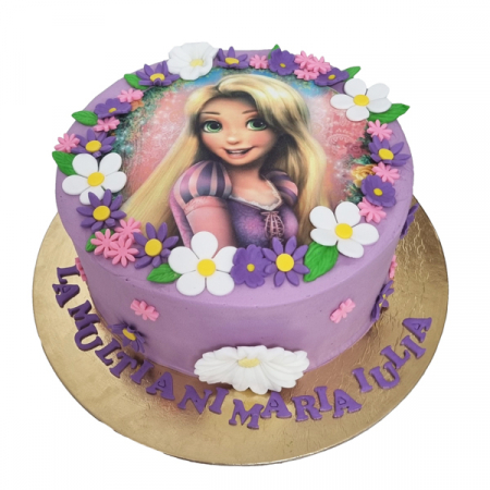 Torturi in frosting- crema - Tort Rapunzel in frosting