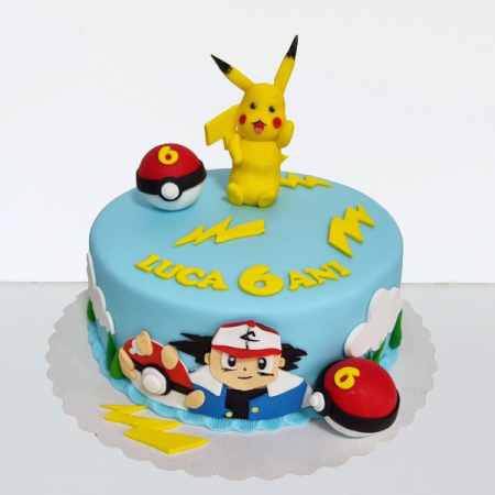 Torturi copii - Tort cu Pokemon Luca