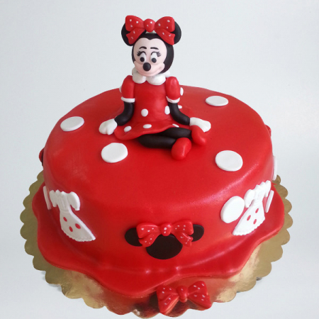 Torturi - Tort Minnie pe rosu
