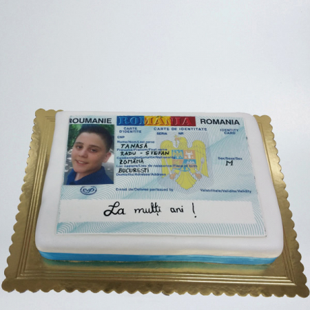 Torturi cu poza - Tort model buletin