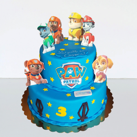 Torturi - Tort Paw Patrol 2D cu etaj