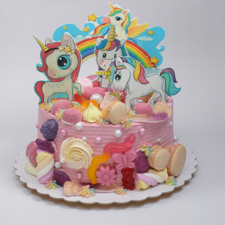 Torturi in frosting- crema pentru fetite - Tort Pony Party