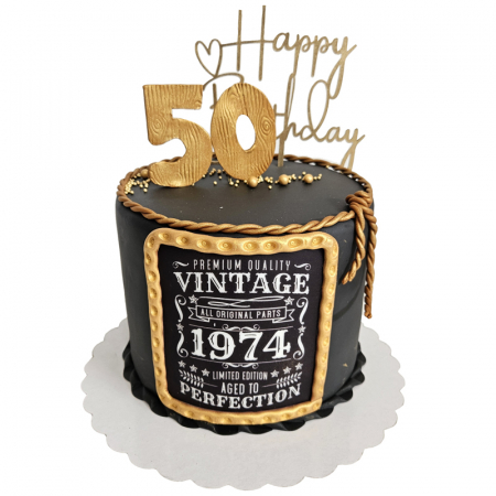 Torturi pentru adulti - Tort Vintage 50
