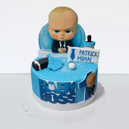 Torturi copii - Tort cu Bebe Boss Patrick
