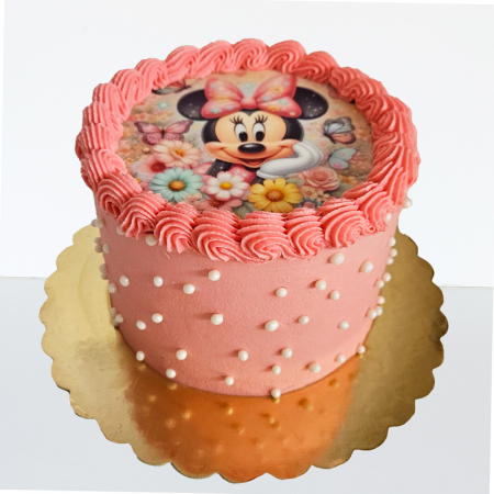 Tortulețe 1.7 kg - 2 kg - Tortulet in frosting Minnie mouse
