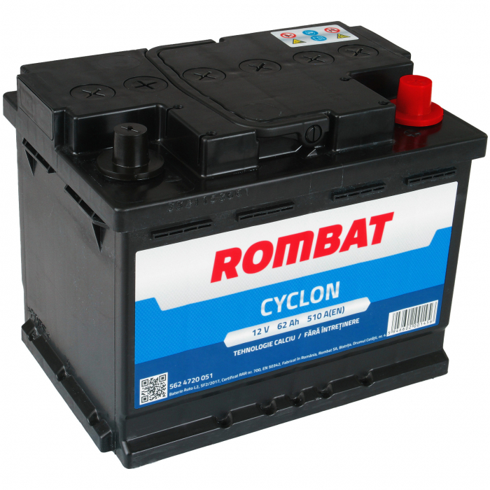 Acumulator Rombat Cyclon 62 Ah [1]