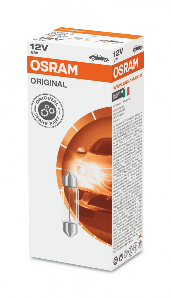Bec Osram Original 6W 12V SV8.5-8 [1]