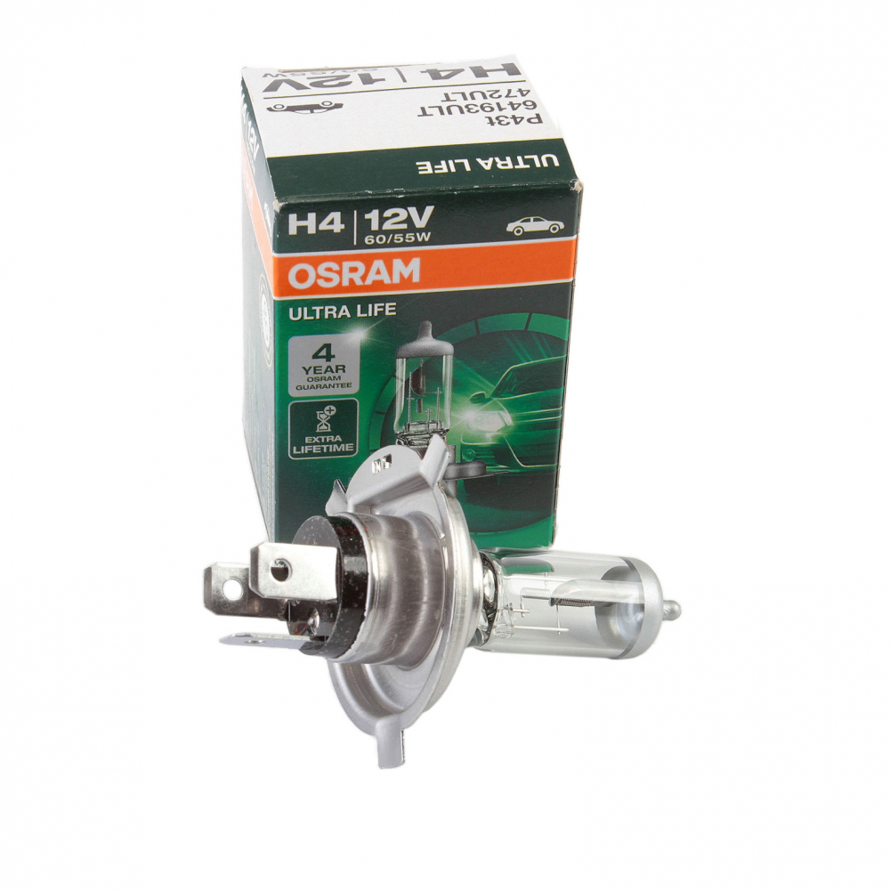 Bec Osram Ultra Life H4 12V 60/55W P43t [2]