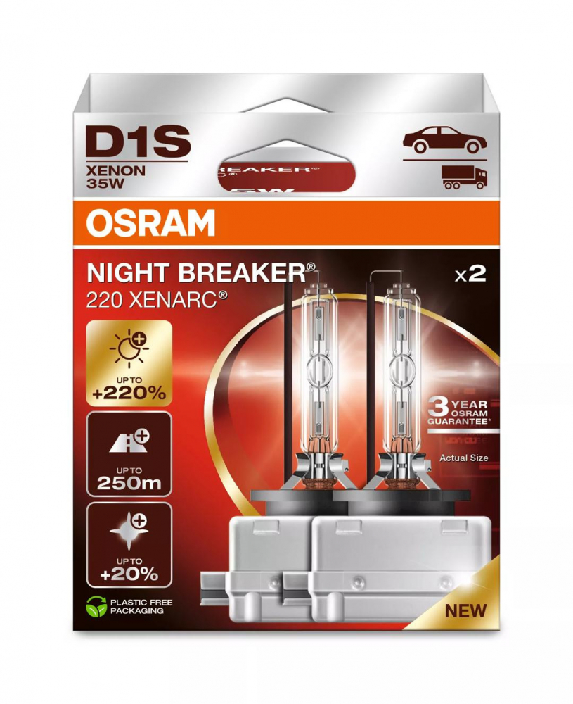 Bec Osram Xenarc Night Breaker 220 D1S 85V 35W Set 2 buc [1]