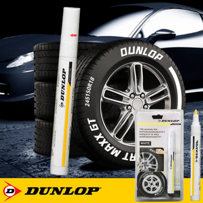 Marker Dunlop Pentru Anvelope, Alb, 4.5 ml [3]