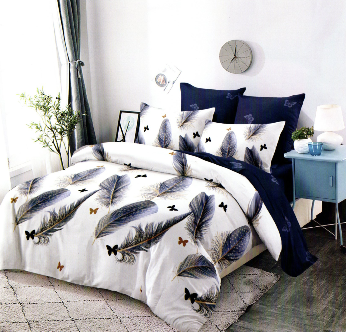 Set Lenjerie de pat 6 piese bumbac Finet Gros, Pat 2 persoane [1]