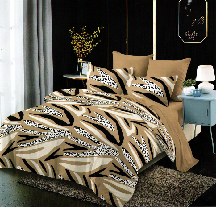 Set Lenjerie de pat 6 piese bumbac Finet Gros, Pat 2 persoane [1]