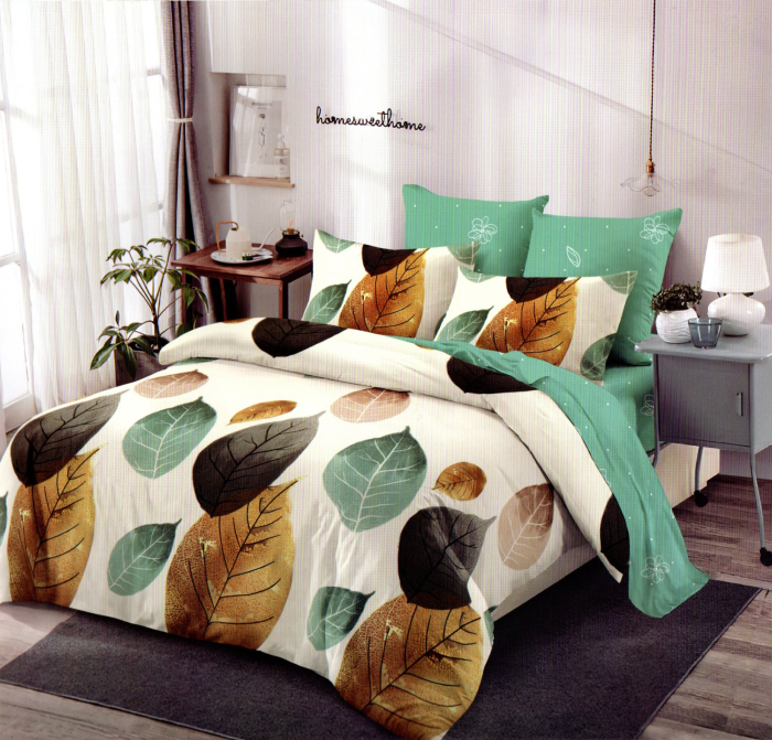 Set Lenjerie de pat 6 piese bumbac Finet Gros, Pat 2 persoane [1]