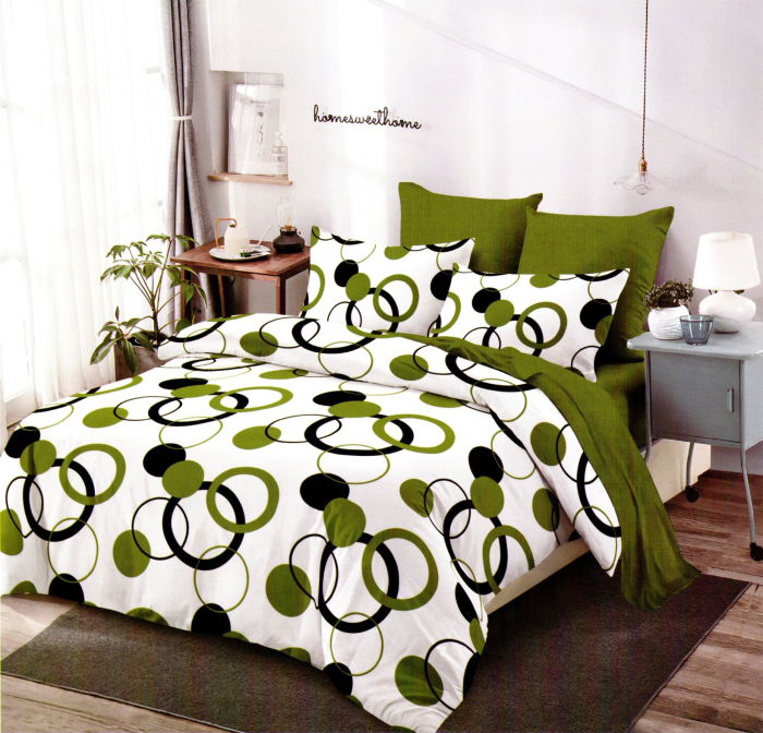 Set Lenjerie de pat 6 piese bumbac Finet Gros, Pat 2 persoane [1]