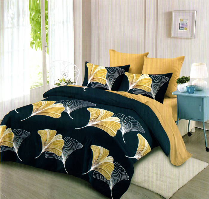 Set Lenjerie de pat 6 piese bumbac Finet Gros, Pat 2 persoane [1]