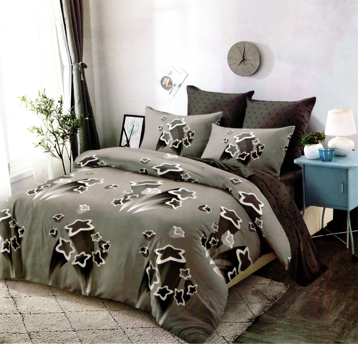 Set Lenjerie de pat 6 piese bumbac Finet Gros, Pat 2 persoane [1]