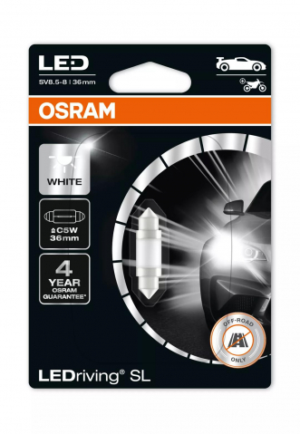 Becuri - Bec LED auto Festoon C5W 36 mm Osram LEDriving SL, 6000K, 12V