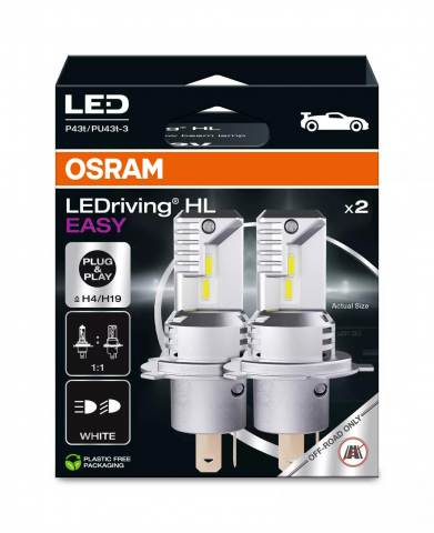 Becuri - Bec LED Osram LEDriving HL East H4/H19 - Set 2 buc (Off-Road)