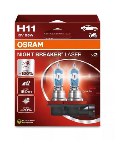 Becuri - Bec Osram Night Breaker Laser Next Generation H11 12V 55W