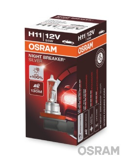 Becuri - Bec Osram Night Breaker Silver H11 12V 55W PGJ19-2