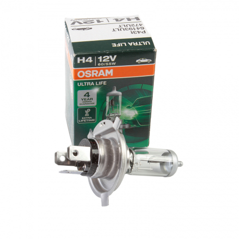 Bec Osram Ultra Life H4 12V 60/55W P43t [1]