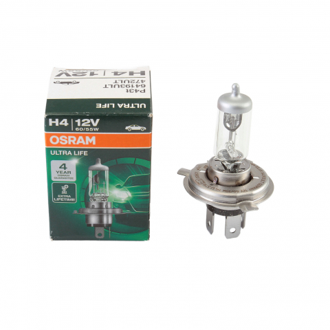 Becuri - Bec Osram Ultra Life H4 12V 60/55W P43t
