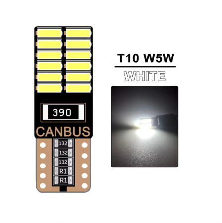Led T10 12-24V 2.5W 6000k [1]