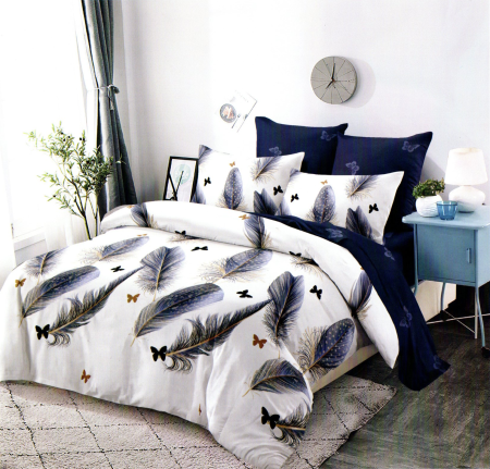 LENJERII DE PAT FINET 6 PIESE - Set Lenjerie de pat 6 piese bumbac Finet Gros, Pat 2 persoane