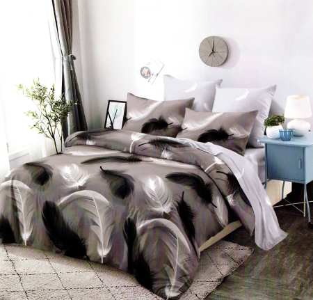 LENJERII DE PAT FINET 6 PIESE - Set Lenjerie de pat 6 piese bumbac Finet Gros, Pat 2 persoane