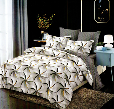 LENJERII DE PAT FINET 6 PIESE - Set Lenjerie de pat 6 piese bumbac Finet Gros, Pat 2 persoane