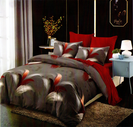 LENJERII DE PAT FINET 6 PIESE - Set Lenjerie de pat 6 piese bumbac Finet Gros, Pat 2 persoane