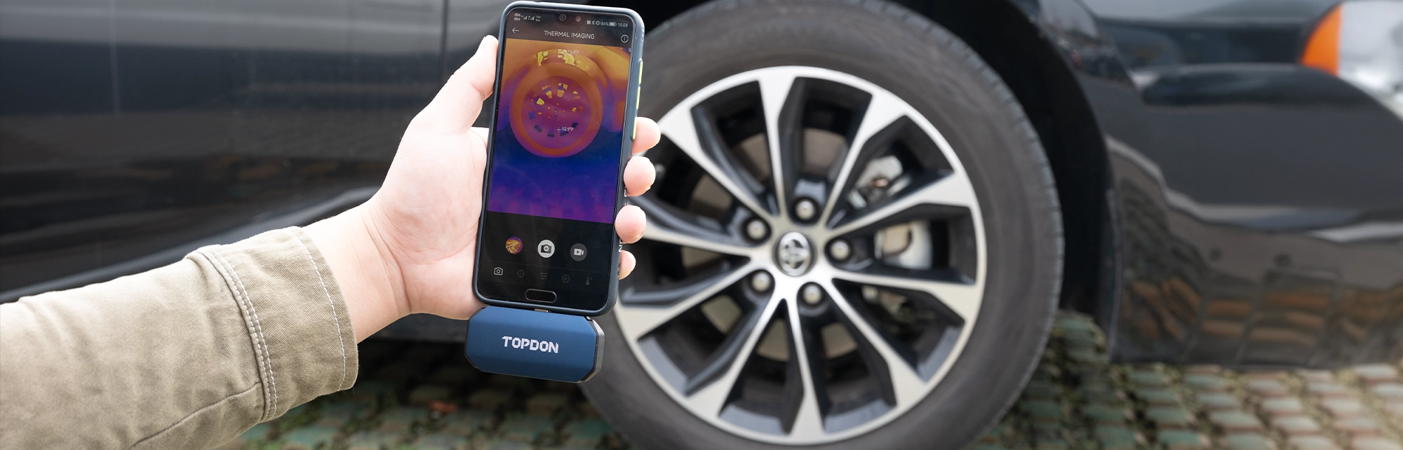 Cameră Termică Topdon TC001 Pentru Detectarea Problemelor Ascunse