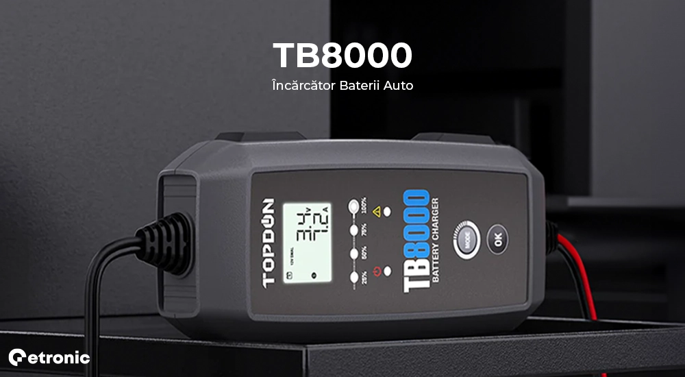 TB8000 incarcator baterii auto universal