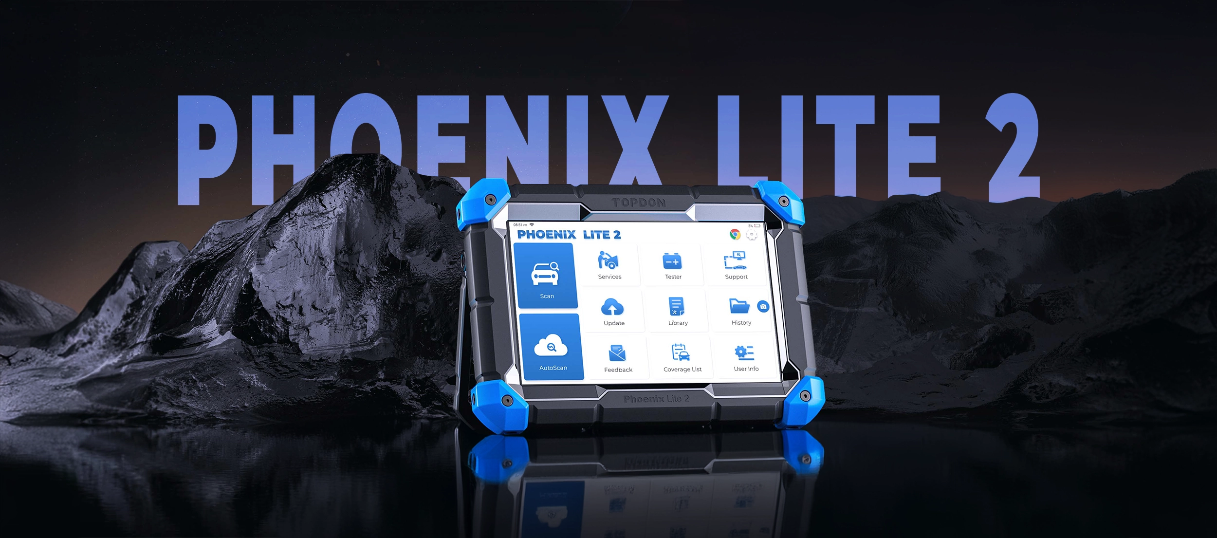 Phoenix Lite 2 - Tester Auto Profesional cu Meniu în Limba Română