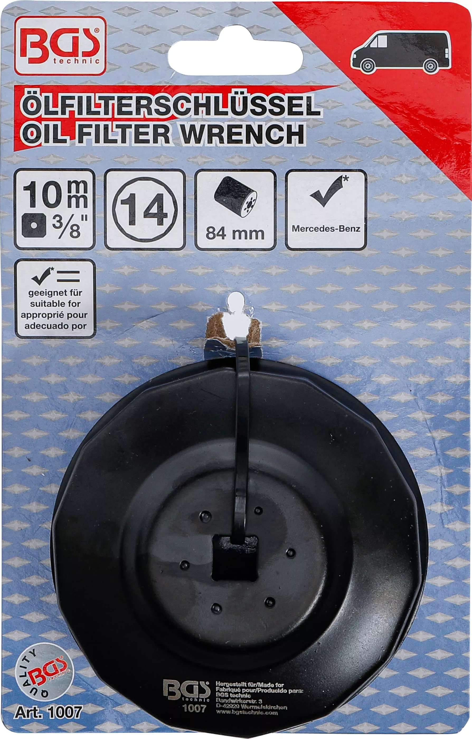 Cheie filtre de ulei | 14 laturi | o 84 mm | pentru Mercedes-Benz [4]