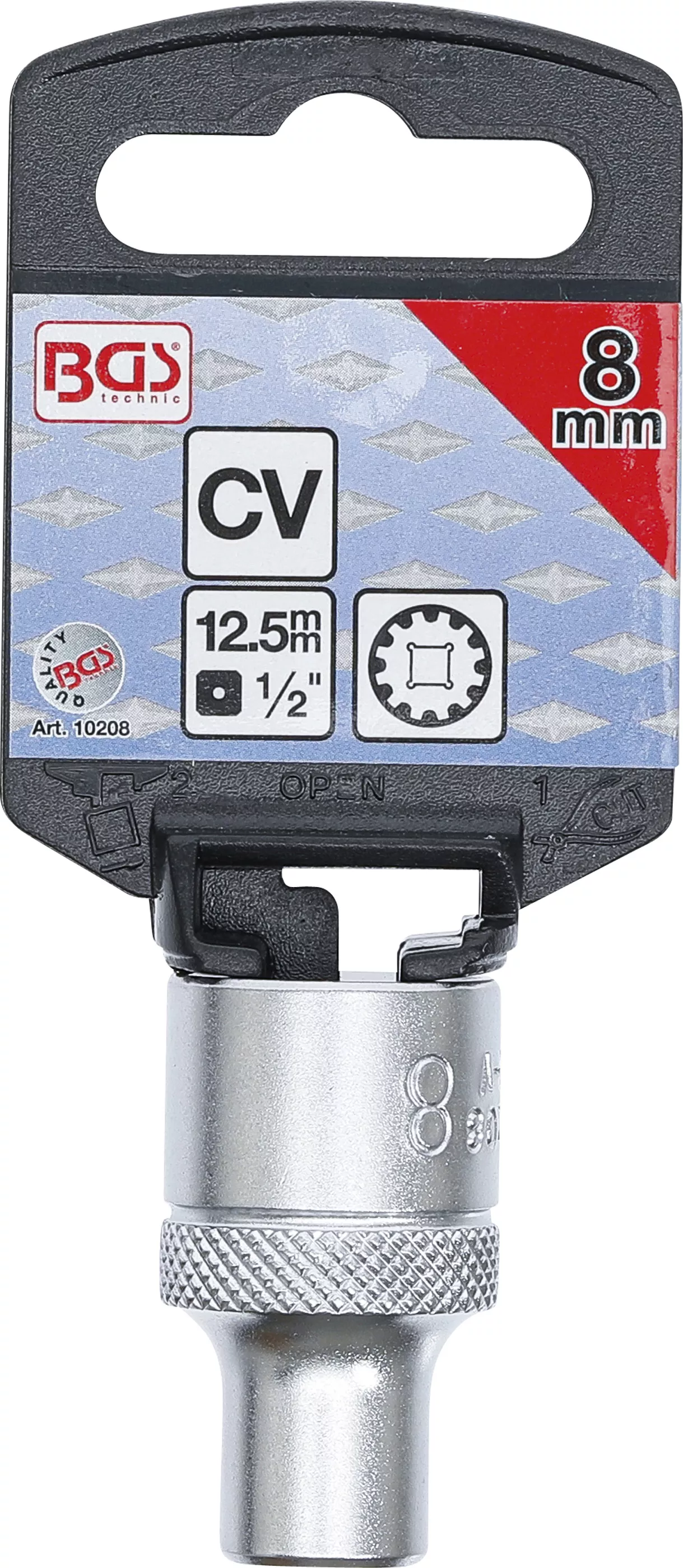 Cheie tubulara Gear Lock | 12,5 mm (1/2") | 8 mm [3]