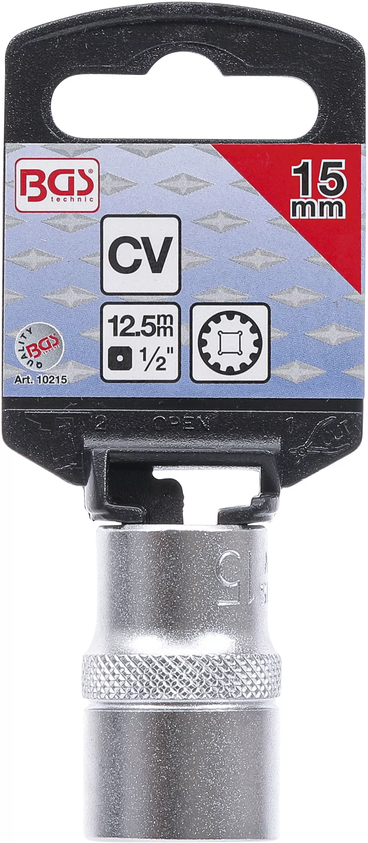 Cheie tubulara Gear Lock | 12,5 mm (1/2") | 15 mm [3]