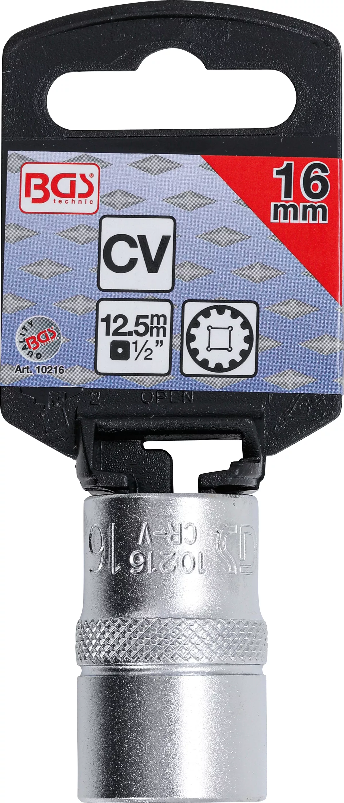 Cheie tubulara Gear Lock | 12,5 mm (1/2") | 16 mm [2]