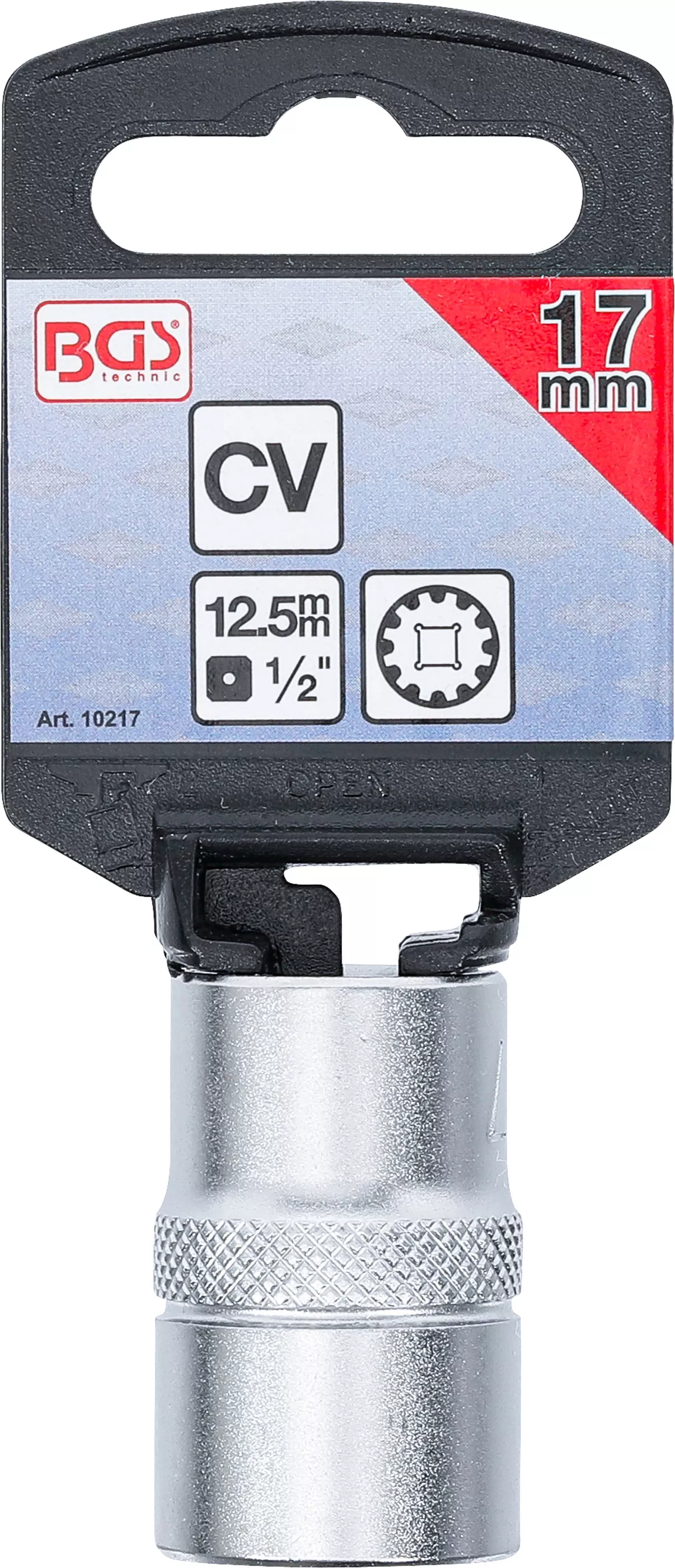 Cheie tubulara Gear Lock | 12,5 mm (1/2") | 17 mm [3]