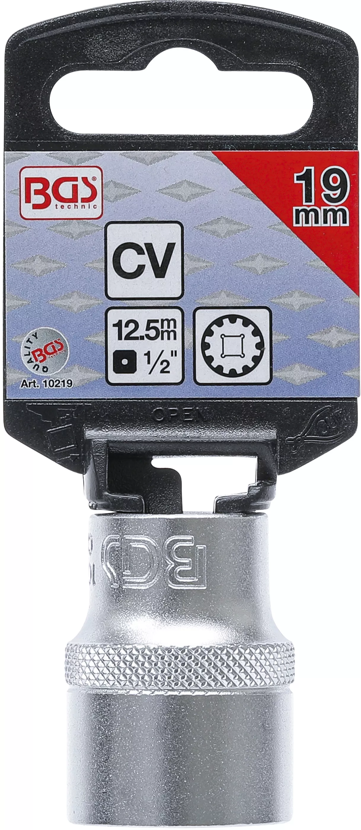 Cheie tubulara Gear Lock | 12,5 mm (1/2") | 19 mm [3]