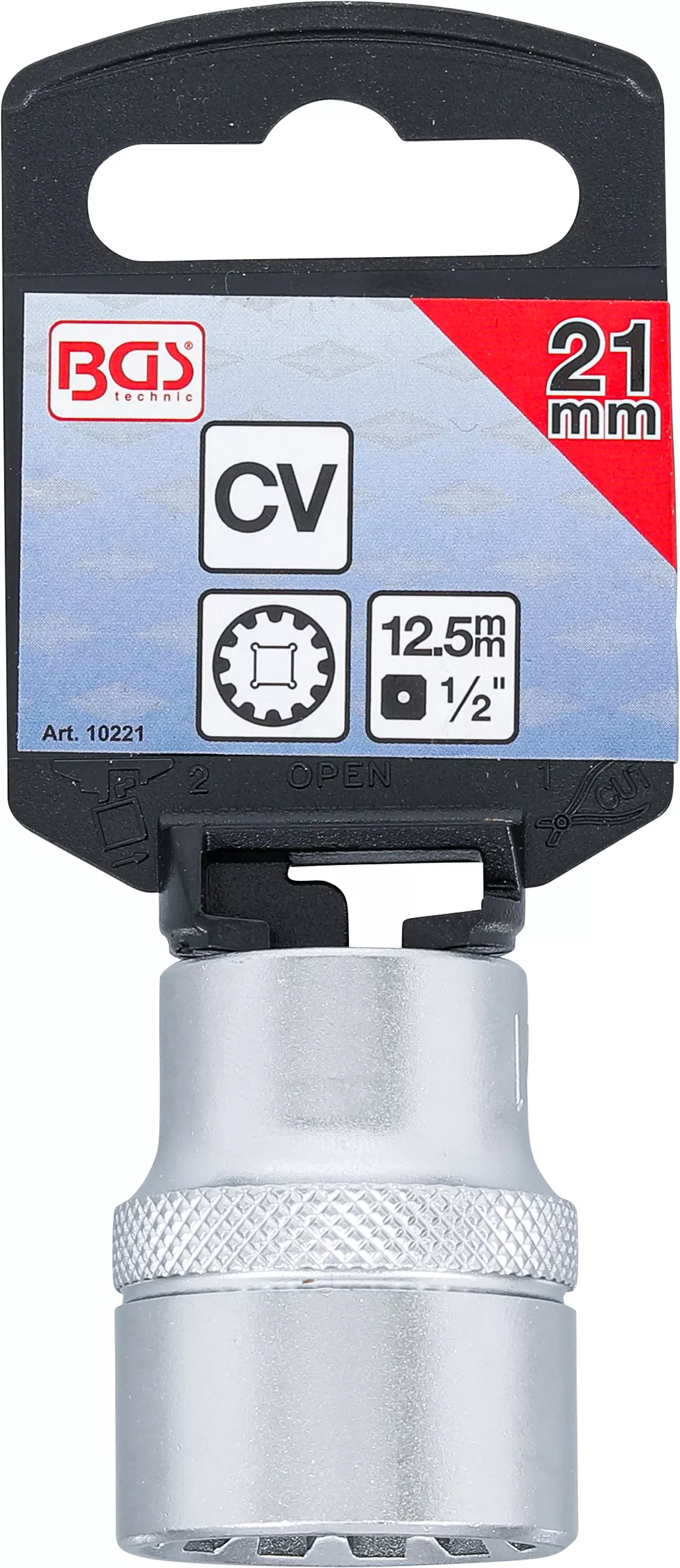 Cheie tubulara Gear Lock | 12,5 mm (1/2") | 21 mm [3]