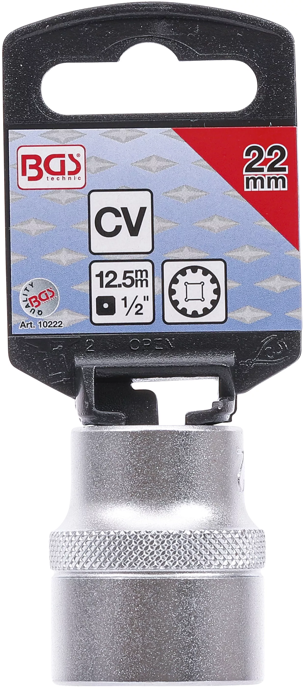 Cheie tubulara Gear Lock | 12,5 mm (1/2") | 22 mm [3]